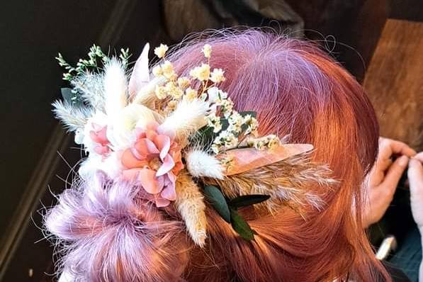 Bridal hair