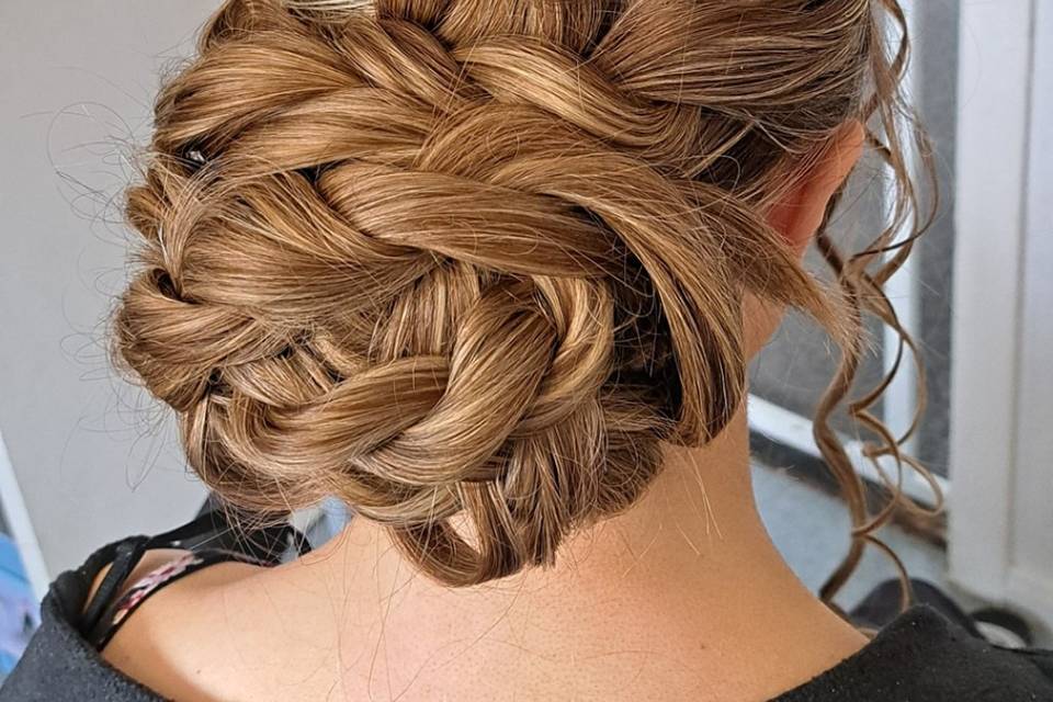 Bridesmaid updo