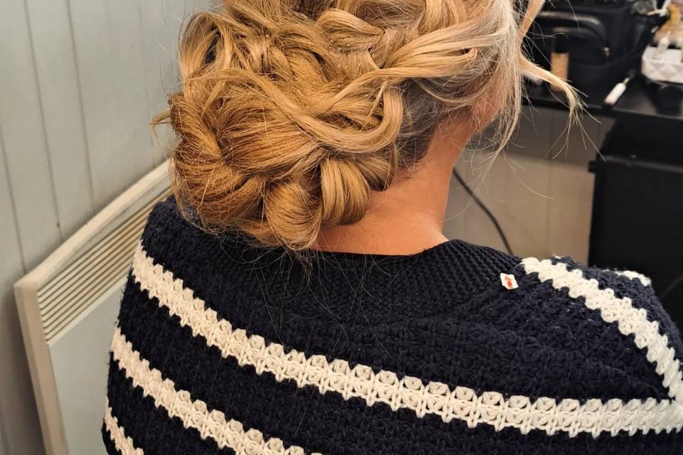 Braided twist bun