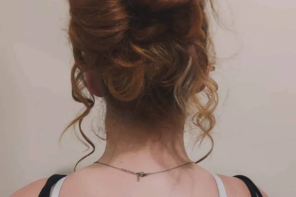 Loose updo