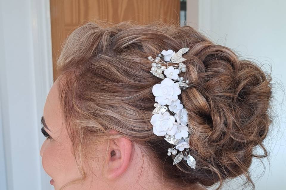 Bridal updo