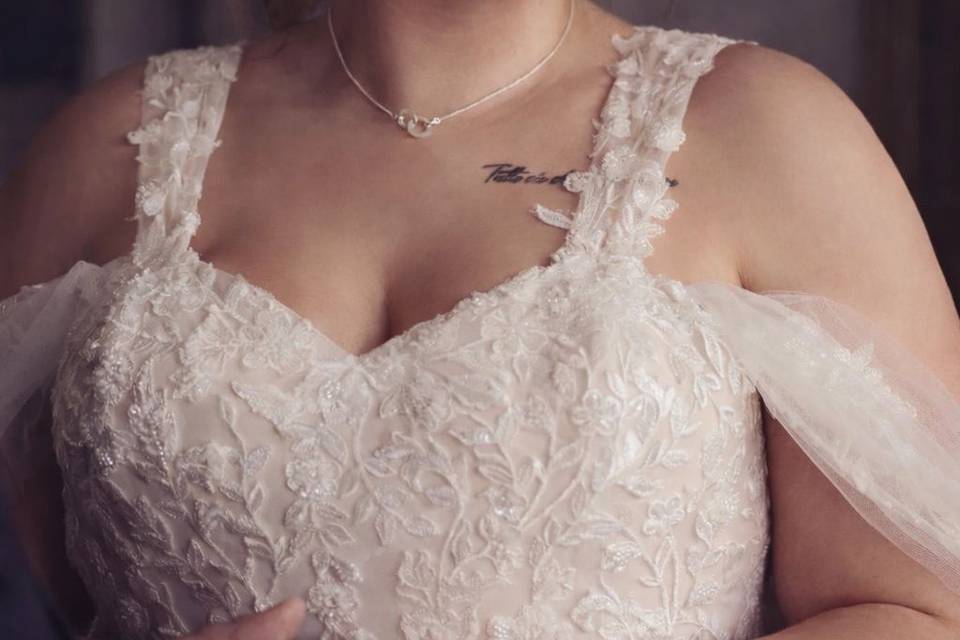 Enchanting bridal hair and mak