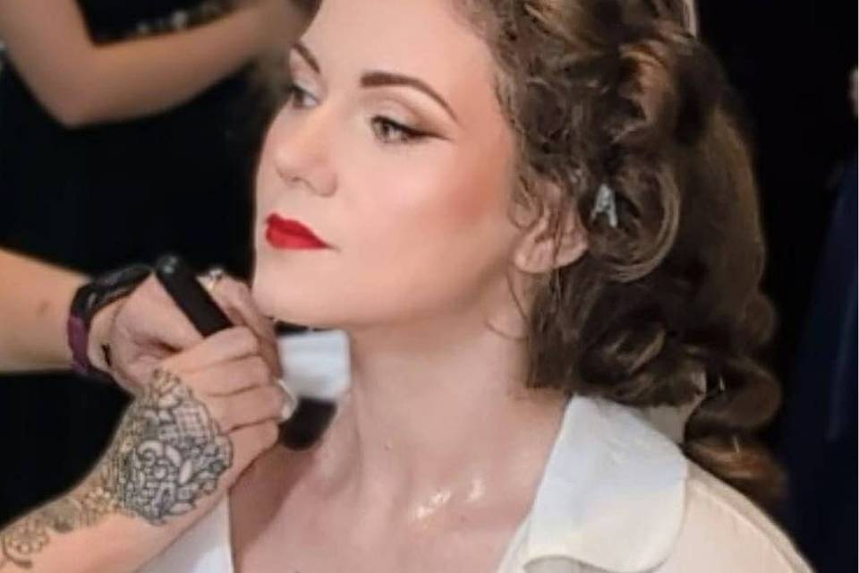 Vintage Bridal Makeup