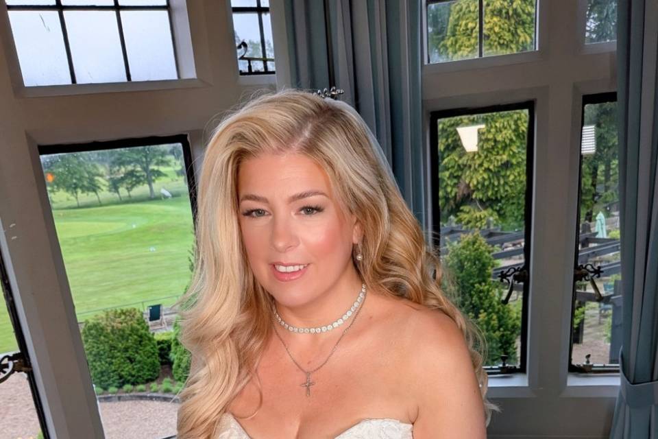 Glowing Glam Bridal makeup