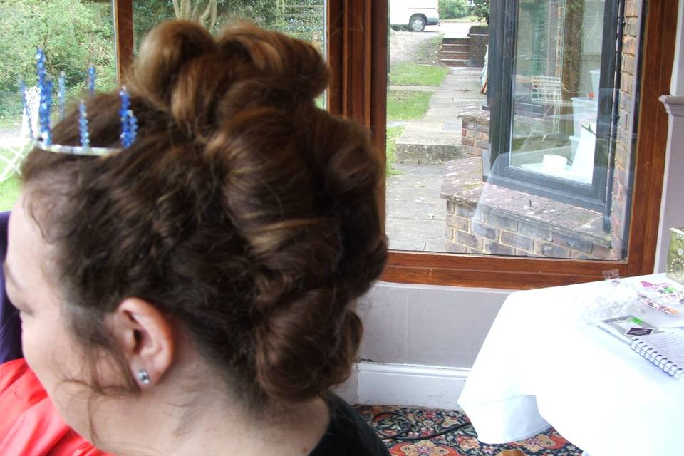 Updo for any occasion