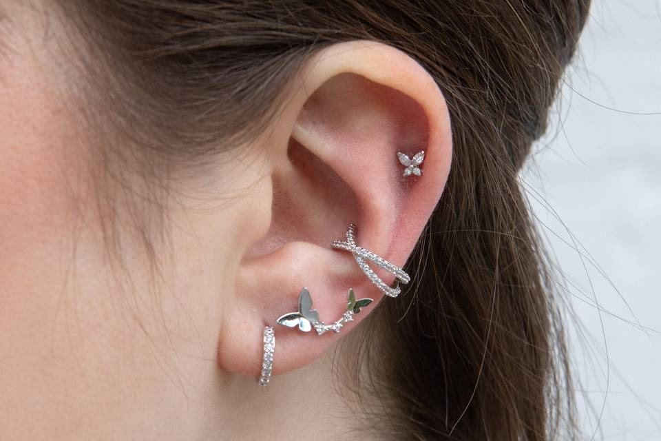 Butterfly Ear Stack