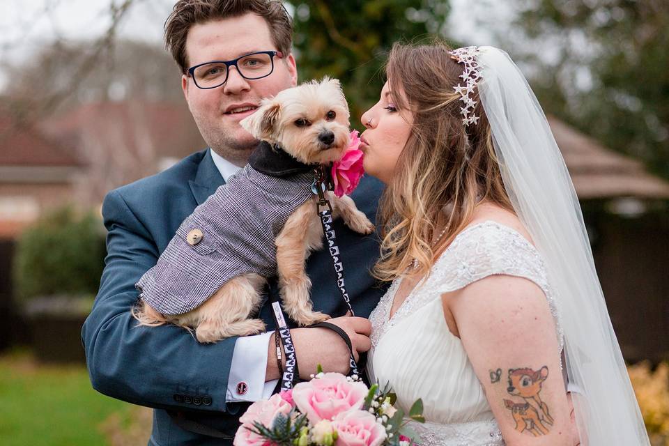 Pets at weddings