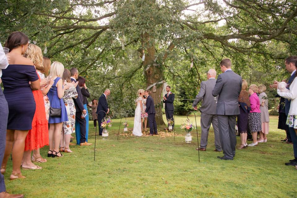 Back Garden Wedding