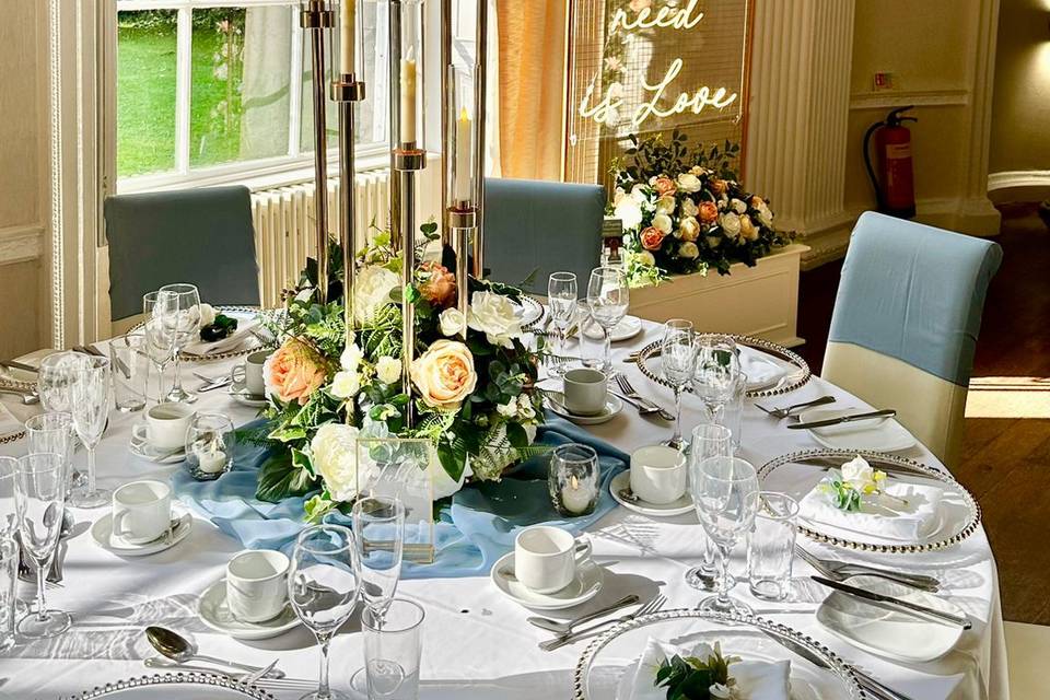 Candelabra Table Styling