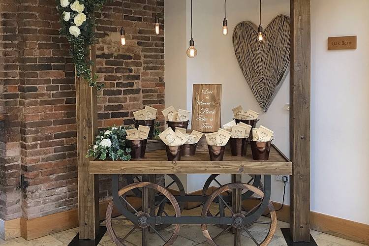 Rustic Market Cart & Arch