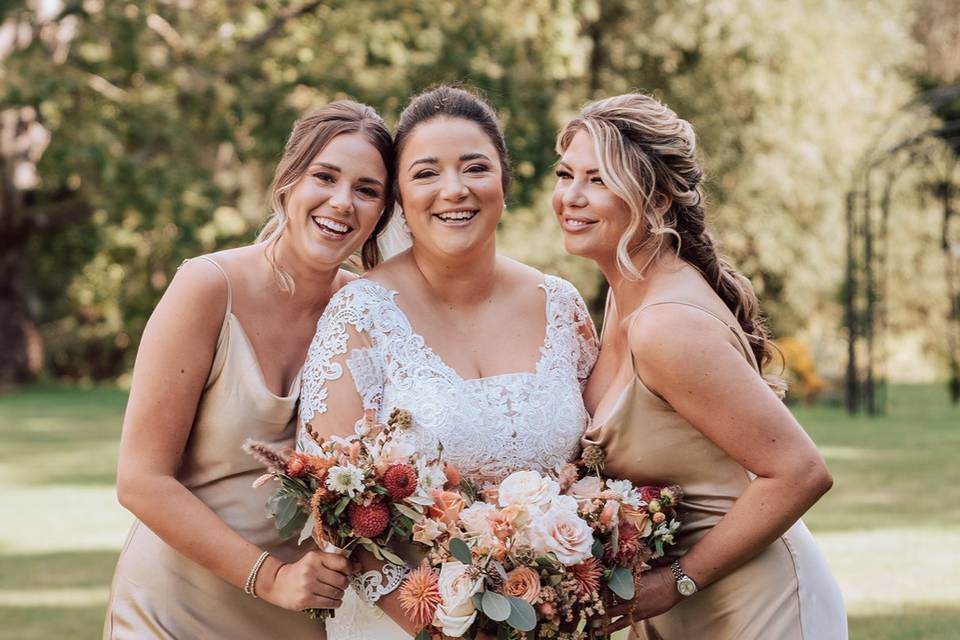 Bridal party makeup