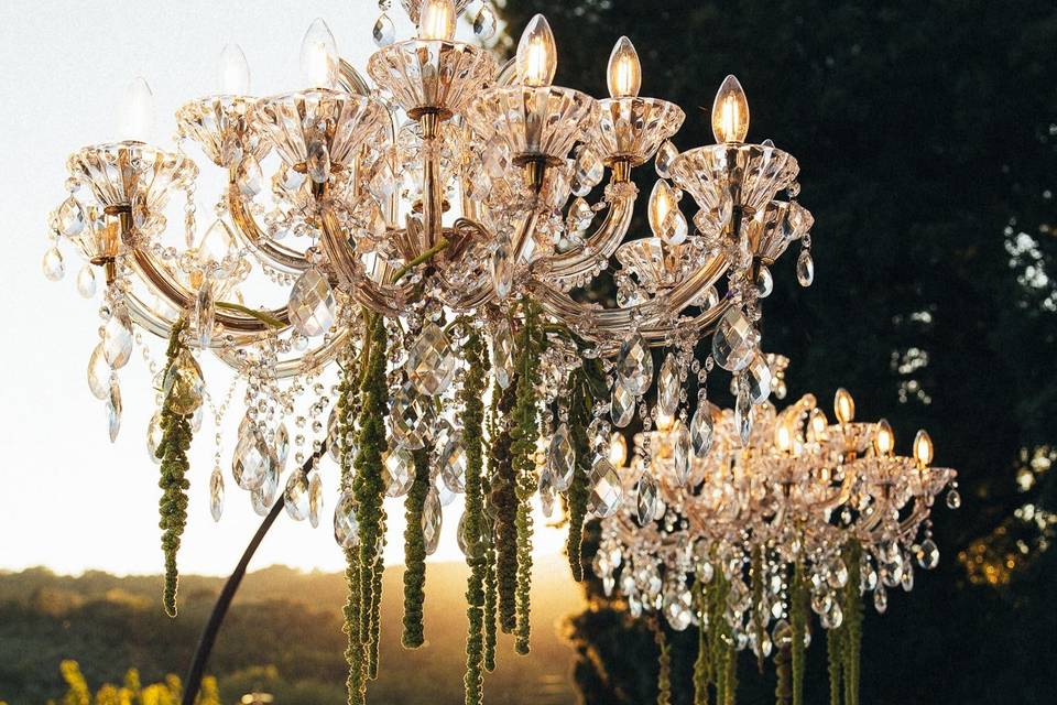 Chandelier Crystal wedding