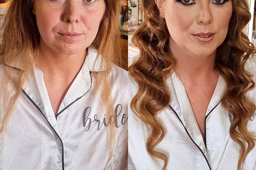 Before and after glam