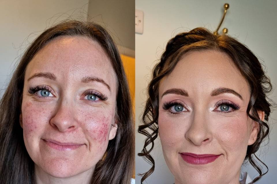 Wedding before after