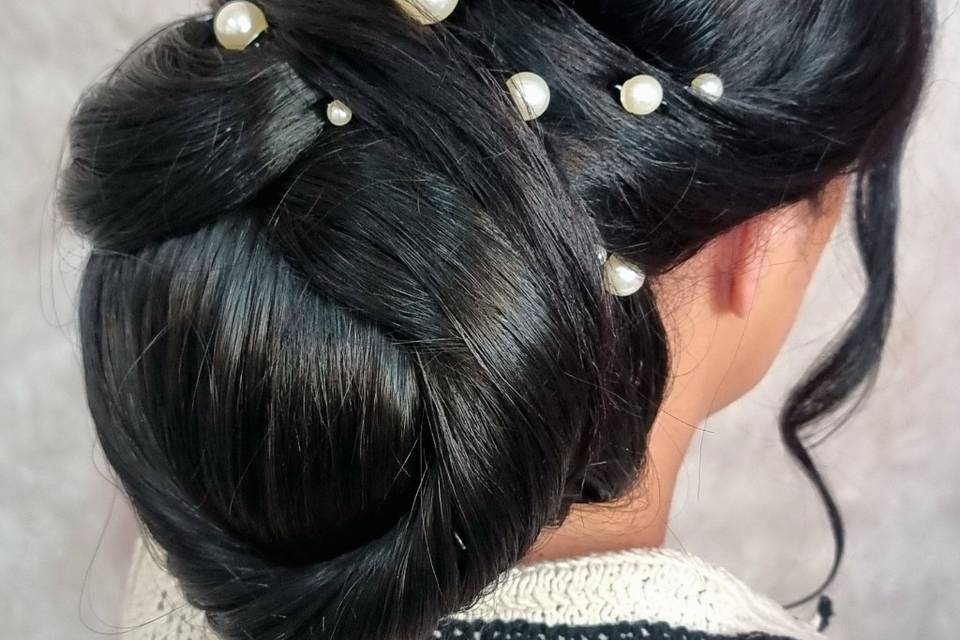 Bridal hair