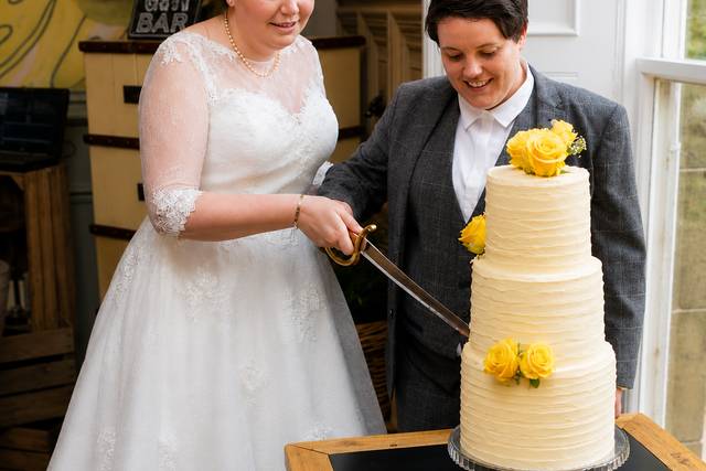 Emily & Laura buttercream cake