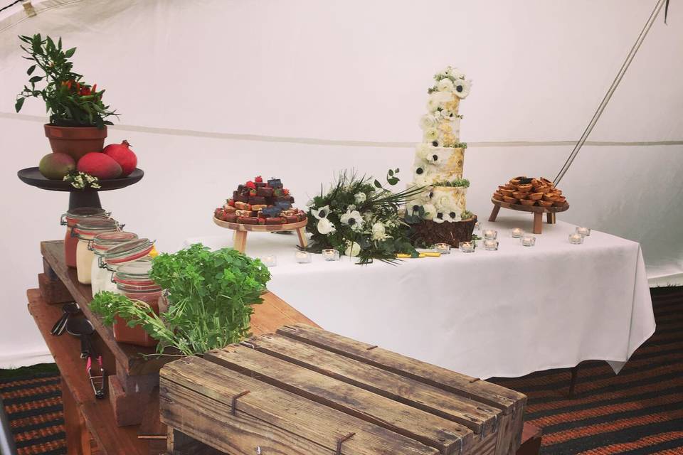 Rustic Buffet