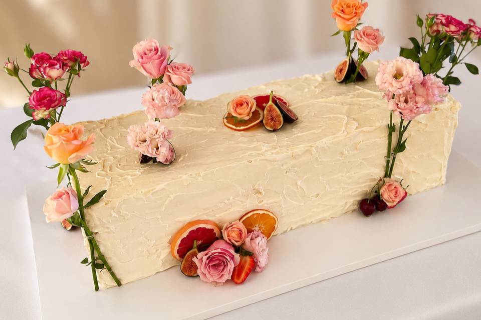 Rectangle Wedding Cake