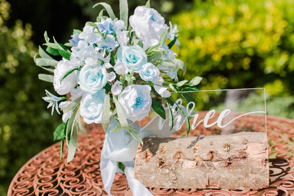 Rainvow Wedding Bouquet