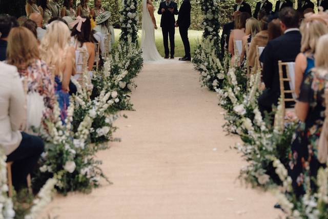 A magical wedding scene