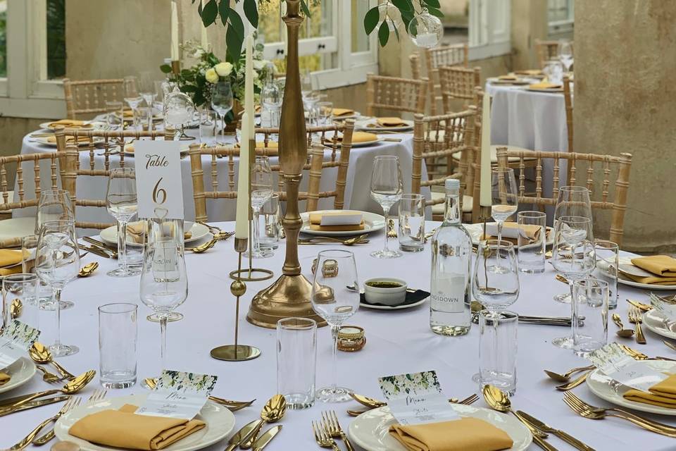 Tall table arrangements