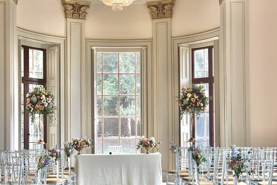 Ceremony Pastel Flowers