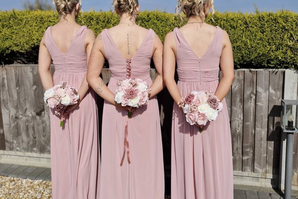 Bridesmaids - modern F roll