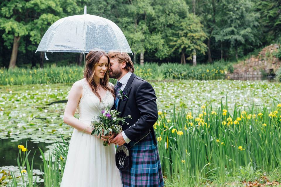 Couple on a bridge - Sarah Fulton Photography