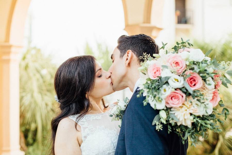 Portrait of the happy couple - Sarah Fulton Photography