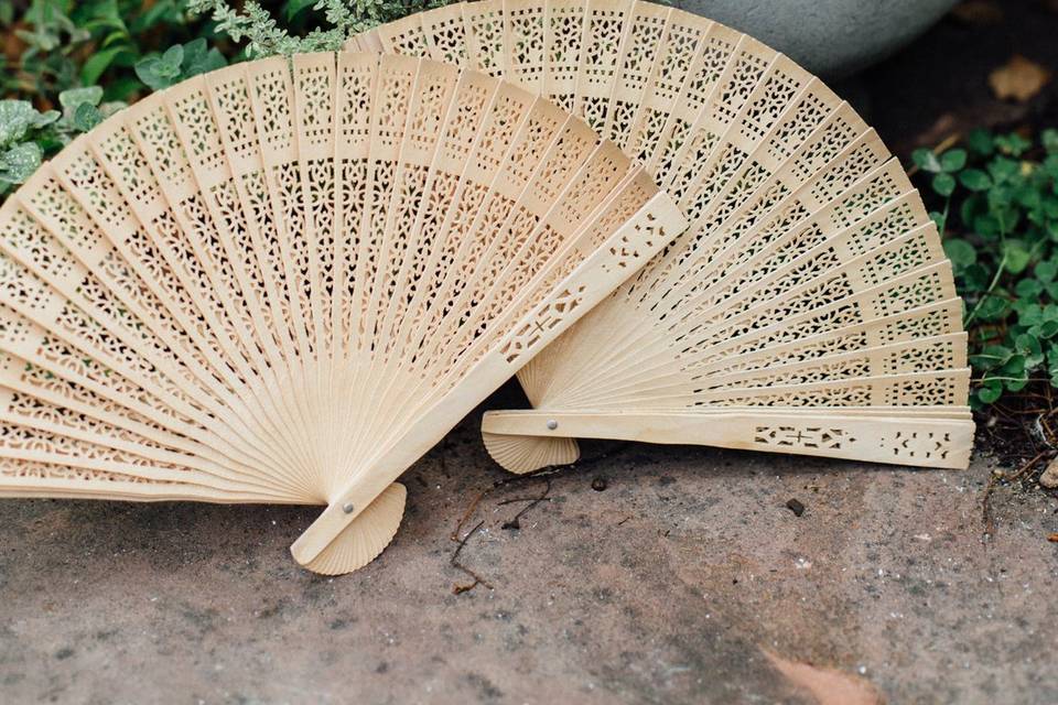 Beautiful wooden fan detail