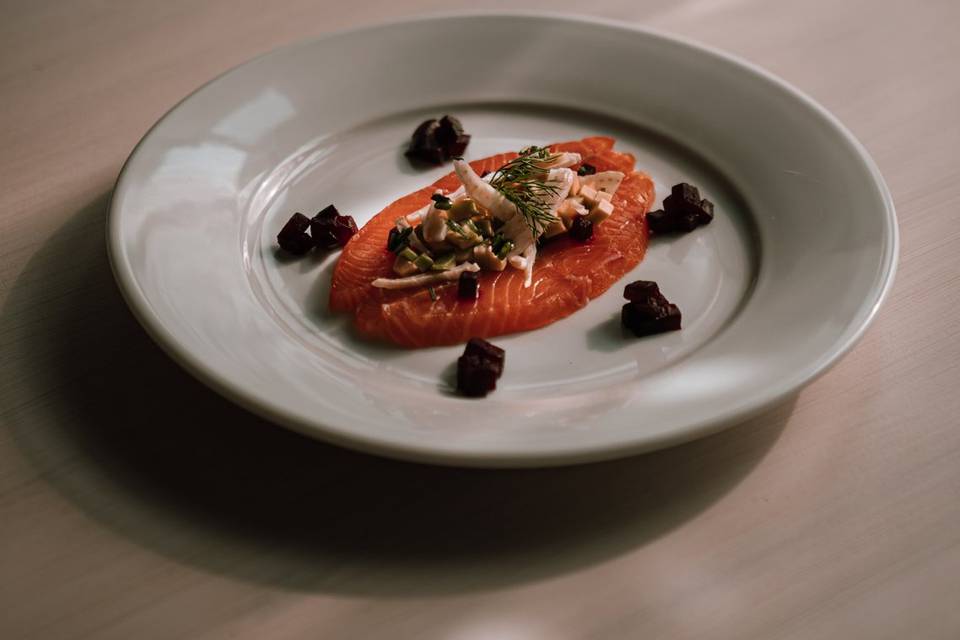 Cured salmon