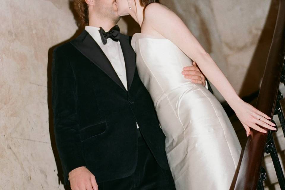 Bride and groom London wedding