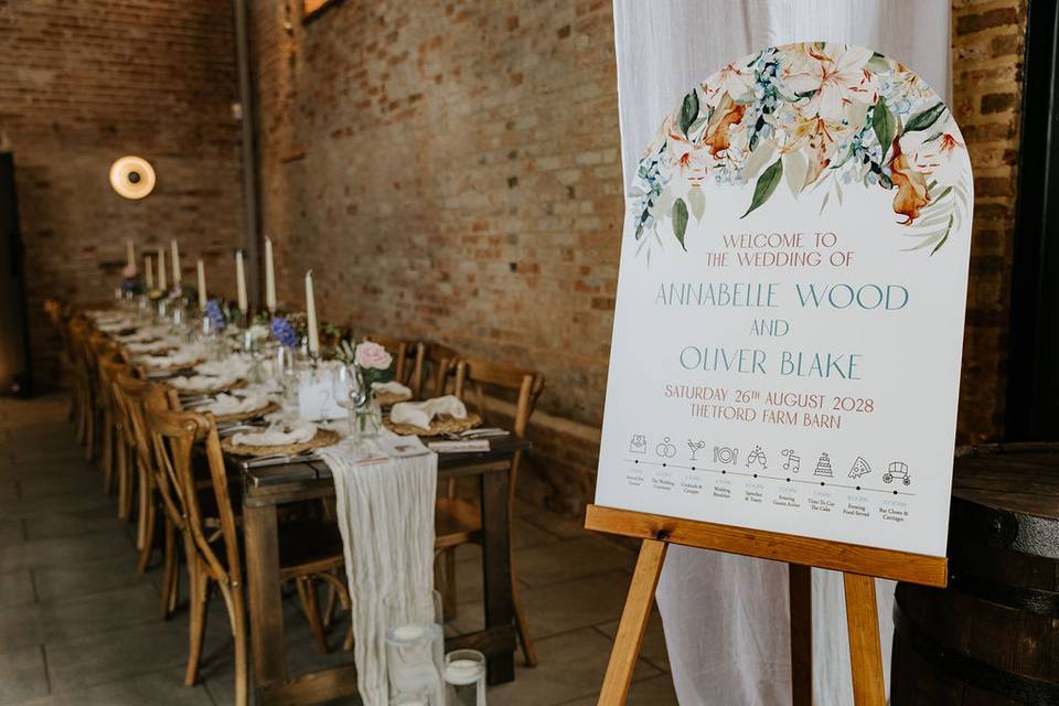 Banquet Style Seating