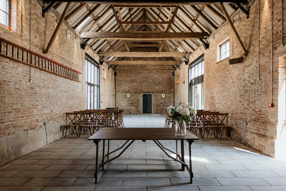 Ceremony Barn Interior