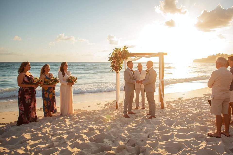 LGBT Beach Wedding
