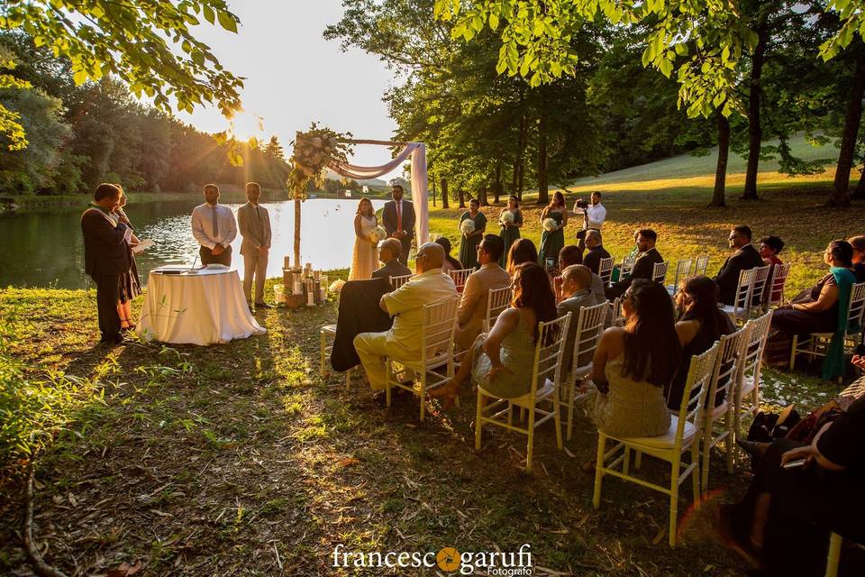 Ceremony by the lake