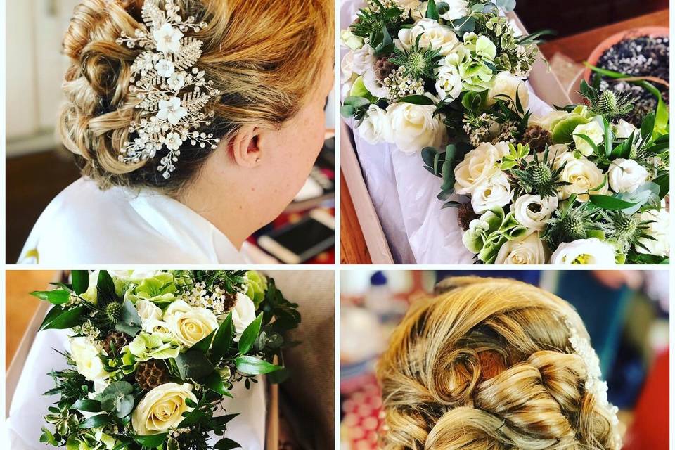 Bridal up do