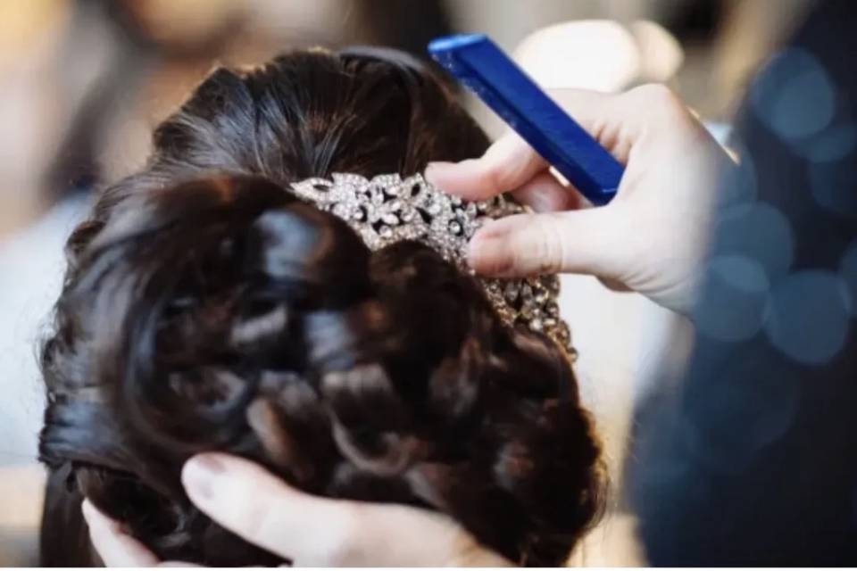 Bridal hair
