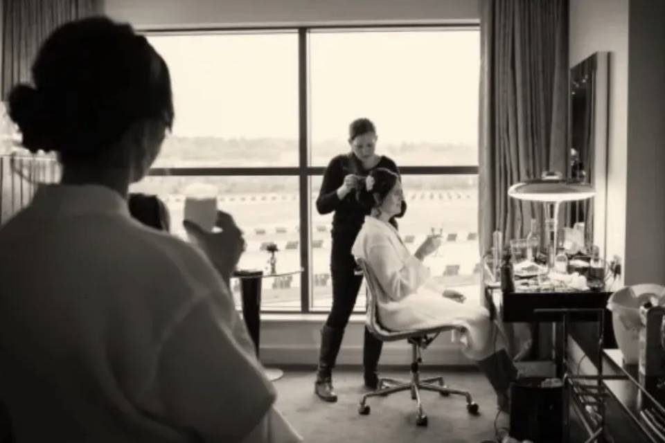 Bridal hair