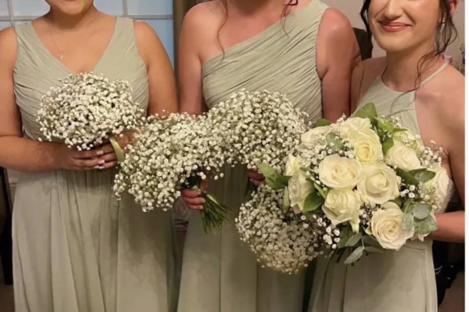 Bridesmaids hair