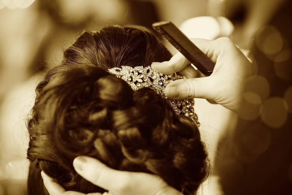 Wedding hair