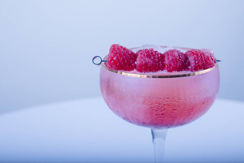 Raspberry mocktail