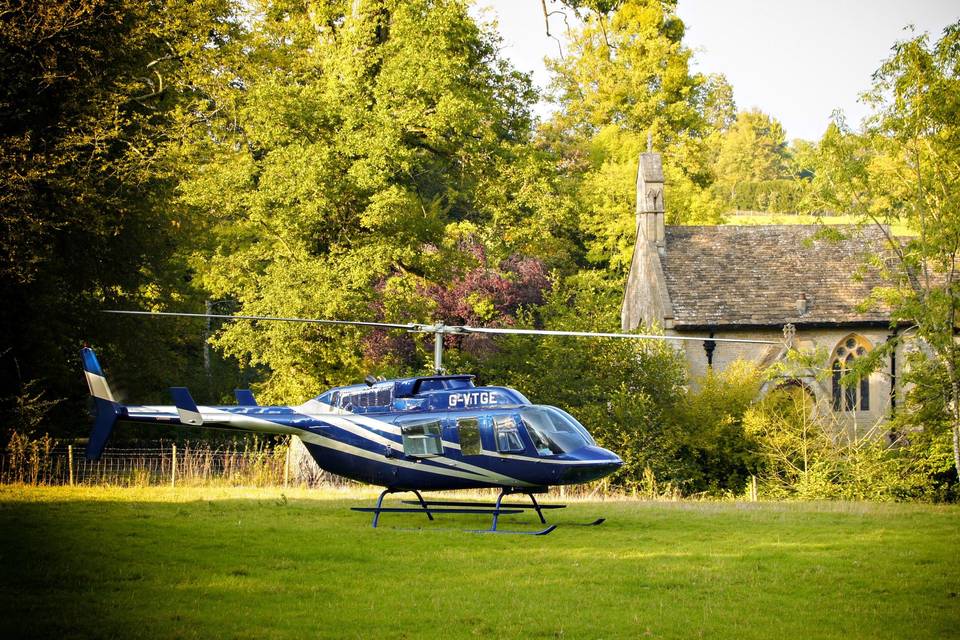 Arrive in style with Orchardleigh Aviation