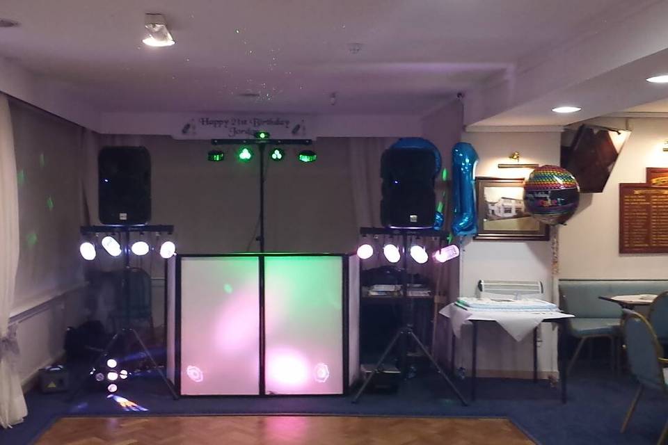 Small with booth disco