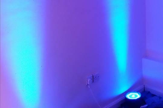 Blue uplight