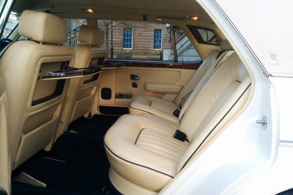 Cream leather interior