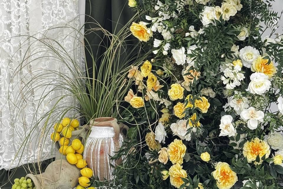 Wedding Floral arch & backdrop