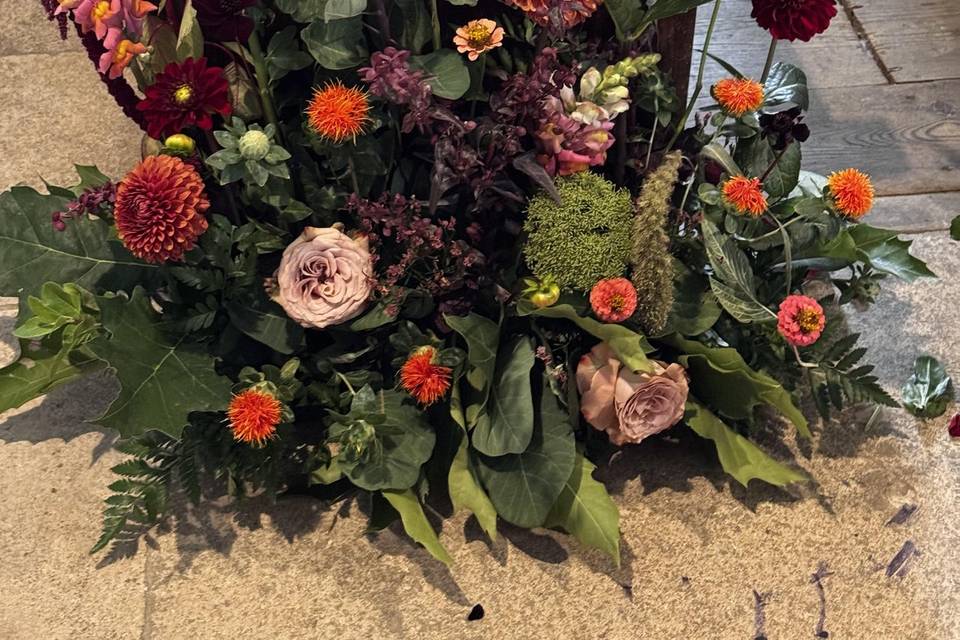 Wedding flower meadow
