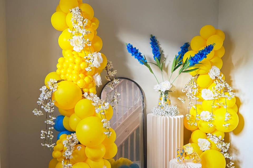 Balloon and prop display