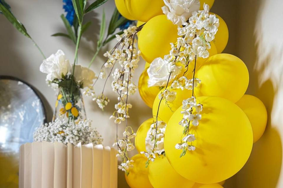 Amalfi coast inspired display